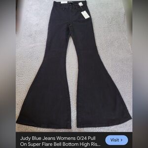 Judy Blue Black Wide Leg Pants